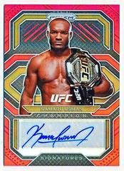 Kamaru Usman [Red] Ufc Cards 2021 Panini Prizm UFC Champion Signatures Prices