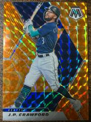J. P. Crawford [Reactive Orange Mosaic] #1 Baseball Cards 2021 Panini Mosaic Prices
