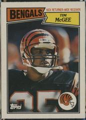 Tim McGee #46 Football Cards 1987 Topps American UK Prices