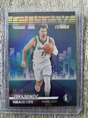 Luka Doncic [Artist Proof Gold] Basketball Cards 2022 Panini Hoops City Edition Prices