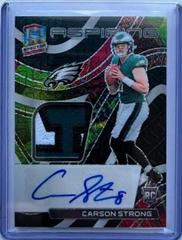 Carson Strong #APA-CST Football Cards 2022 Panini Spectra Aspiring Patch Autographs Prices