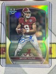Bryce Young [Autograph Yellow] #1 Football Cards 2022 Bowman Chrome University Prices
