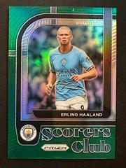 Erling Haaland [Green] Soccer Cards 2022 Panini Prizm Premier League Scorers Club Prices