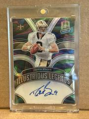 Drew Brees [Marble] #ILS-DBR Football Cards 2022 Panini Spectra Illustrious Legends Autographs Prices