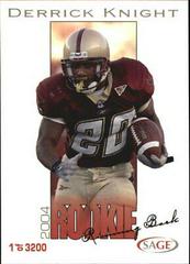 Derrick Knight Football Cards 2004 Sage Prices
