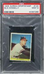 Blix Donnelly Baseball Cards 1949 Eureka Sportstamps Prices