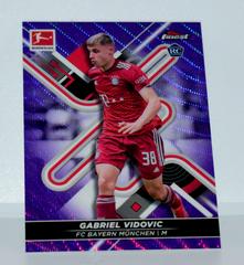 Gabriel Vidovic [Purple Wave] Soccer Cards 2021 Topps Finest Bundesliga Prices