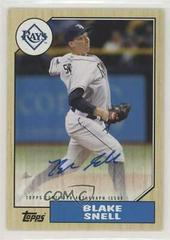 Blake Snell Baseball Cards 2017 Topps 1987 Autographs Prices