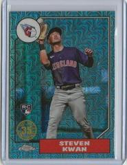 Steven Kwan [Green] #T87C-21 Baseball Cards 2022 Topps Update 1987 Chrome Prices
