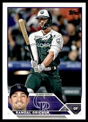 Randal Grichuk #110 Baseball Cards 2023 Topps Prices