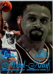 Mahmoud Abdul Rauf Row 1 #86 Basketball Cards 1996 Flair Showcase Legacy Collection Prices