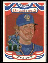 Robin Yount [Diamond Kings Steele] #1 Baseball Cards 1984 Donruss Prices