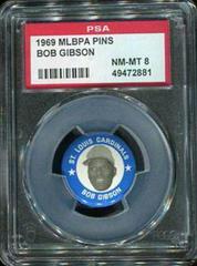 Bob Gibson Baseball Cards 1969 MLBPA Pins Prices