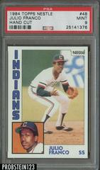 Julio Franco #48 Baseball Cards 1984 Topps Nestle Prices
