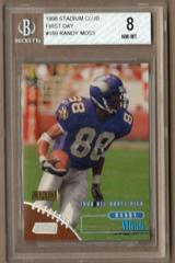 Randy Moss [First Day Issue] #189 Football Cards 1998 Stadium Club Prices