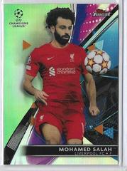 Mohamed Salah [Neon Green] #24 Soccer Cards 2021 Topps Finest UEFA Champions League Prices