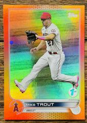 Mike Trout [Orange] #27 Baseball Cards 2022 Topps 1st Edition Prices
