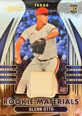 Glenn Otto Baseball Cards 2022 Panini Absolute Rookie Materials Prices