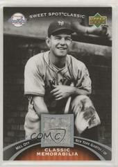 Mel Ott Baseball Cards 2007 Upper Deck Sweet Spot Classic Classic Memorabilia Prices