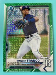 Wander Franco [Green Refractor Mega Box Mojo] #BCP-240 Baseball Cards 2021 Bowman Chrome Prospects Prices