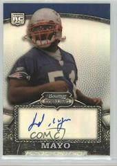 Jerod Mayo [Autograph Refractor] Football Cards 2008 Bowman Sterling Prices