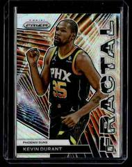Kevin Durant #9 Basketball Cards 2023 Panini Prizm Fractal Prices