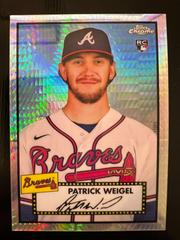 Patrick Weigel [Prism Refractor] #105 Baseball Cards 2021 Topps Chrome Platinum Anniversary Prices