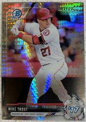Mike Trout Baseball Cards 2017 Bowman Chrome National Convention Prices
