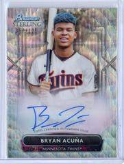 Bryan Acuna [Wave] #PA-BA Baseball Cards 2022 Bowman Sterling Prospect Autographs Prices
