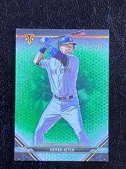 Derek Jeter [Emerald] #2 Baseball Cards 2021 Topps Triple Threads Prices