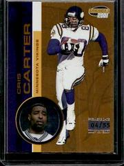 Cris Carter [Premiere Date] Football Cards 2001 Pacific Invincible Prices