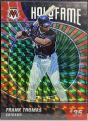 Frank Thomas [Green] #HF-5 Baseball Cards 2022 Panini Mosaic Holofame Prices