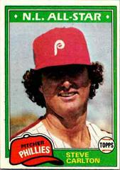 Steve Carlton Baseball Cards 1981 Topps Prices