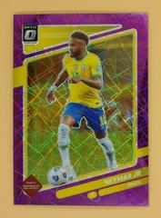 Neymar Jr [Optic Purple Velocity] Soccer Cards 2021 Panini Donruss Road to Qatar Prices