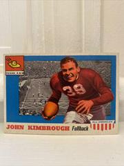 John Kimbrough Football Cards 1955 Topps All American Prices