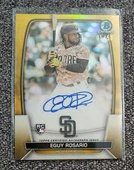Eguy Rosario [Gold] Baseball Cards 2023 Bowman Chrome Rookie Autographs Prices