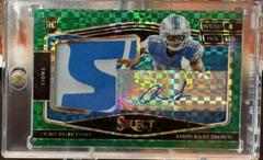 Amon Ra St. Brown [Green Team Logo] #PS-AST Football Cards 2021 Panini Select Prime Selections Signatures Prices