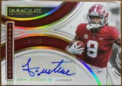 John Metchie III [Gold] #II-JME Football Cards 2022 Panini Immaculate Collegiate Introductions Autographs Prices