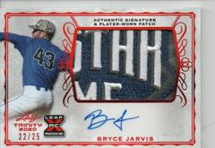 Bryce Jarvis [Red] Baseball Cards 2020 Leaf Trinity Patch Autographs Prices