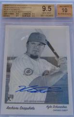 Kyle Schwarber [Autograph Black and White] Baseball Cards 2016 Topps Archives Snapshots Prices