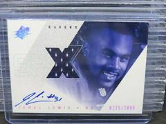 Jamal Lewis [Signed Jersey] Football Cards 2000 Spx Prices