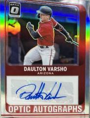 Daulton Varsho [Holo] Baseball Cards 2021 Panini Donruss Optic Autographs Prices
