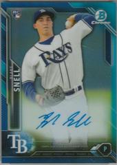 Blake Snell [Blue Refractor] Baseball Cards 2016 Bowman Chrome Autograph Rookies Prices