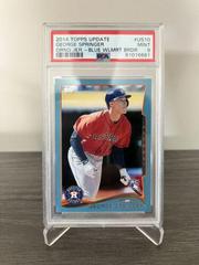George Springer [Orange Jersey Blue Walmart Border] #US10 Baseball Cards 2014 Topps Update Prices