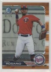 Eddie Rosario [Orange Refractor] #18 Baseball Cards 2019 Bowman Chrome Prices