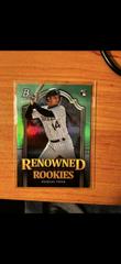 Ezequiel Tovar [Green] #RR-13 Baseball Cards 2023 Bowman Platinum Renowned Rookies Prices