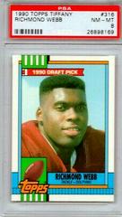 Richmond Webb #316 Football Cards 1990 Topps Tiffany Prices