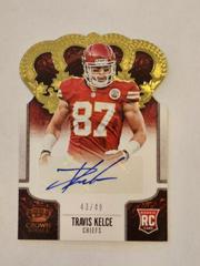 Travis Kelce [Signature Die Cut Gold] #194 Football Cards 2013 Panini Crown Royale Prices