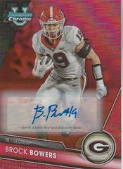 Brock Bowers [Autograph Red] #50 Football Cards 2023 Bowman Chrome University Prices