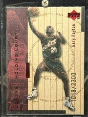 Gary Payton, Michael Jordan [Silver] Basketball Cards 1998 Upper Deck Hardcourt Jordan Holding Court Prices